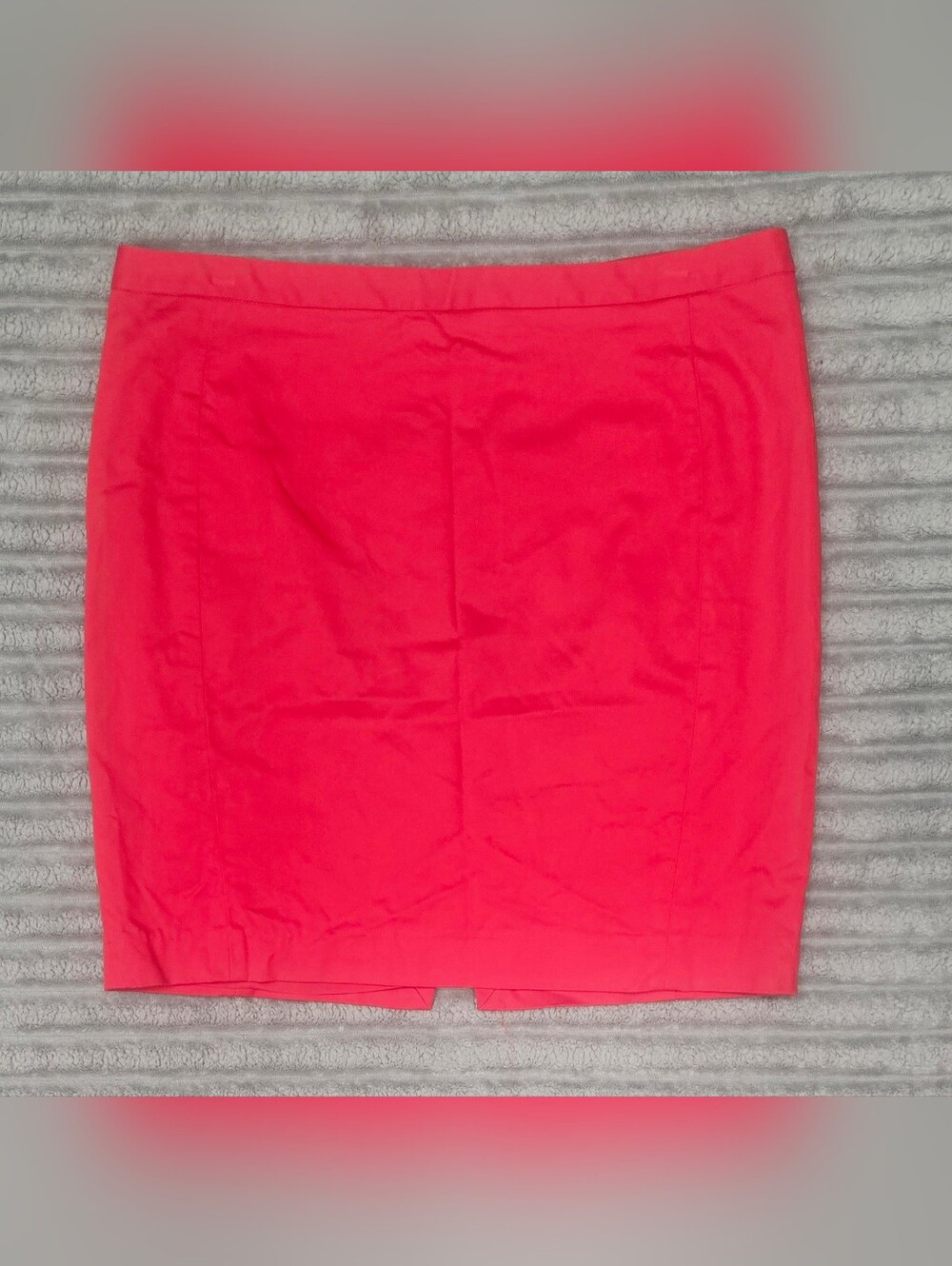 Express Red Lined Skirt Size 12